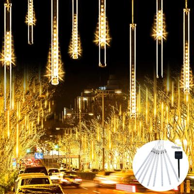 China Meteor Shower Lights Hot Sale Christmas Lights Solar Powered Meteor Shower Lights Meteor Shower Light For Patio Decoration for sale