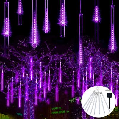 China Outdoor Christmas String Solar LED Meteor Lights Solar Meteor Shower Lights For Holiday Decoration for sale