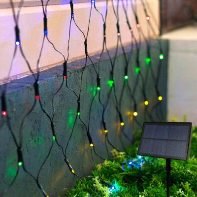 China Lovely Garland Window Curtain Christmas Wedding Party Holiday Led Mesh Fairy String Light net for sale