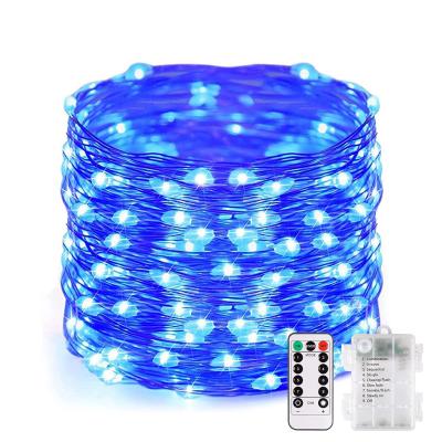 China Pretty New Lightweight Fairy String Battery Box Copper Wiring LED Waterproof Flexible Long Lights For Home Decoration for sale