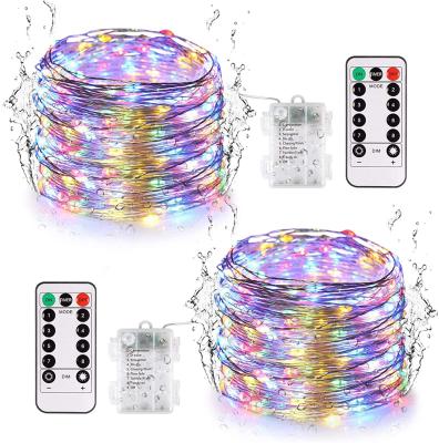 China String Light 10m 100LED Battery Cooper Wire Fairy Lights Fairy Christmas Party Outdoor for sale