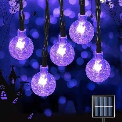 China String Lights Outdoor Solar String Lights 30 LED Waterproof Fairy String Lights Crystal Ball Light Decorative Bubble Globe for sale