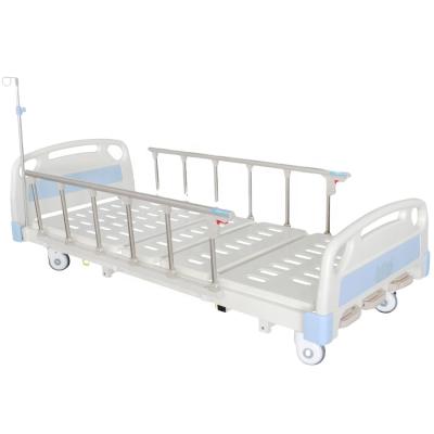 China Clinic YC-T3611L(I)Hot Sale Hospital Equipment 3 Crank Manual Medical Hospital Bed For Clinic for sale