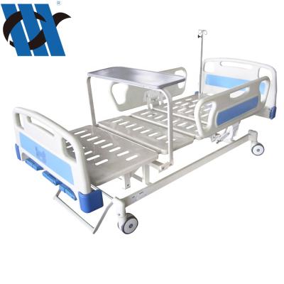 China Clinic YC-T3618K(III) 3 Electric Motor Bed Caregiver Remote Control Hospital Hospital Bed for sale