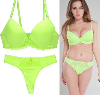 China Hot Selling Sexy QUICK DRY Women's Underwear Bra And Thong Bra Sets Ladies Panties Set Custom Made Bra And Panties Set panties plus size for sale