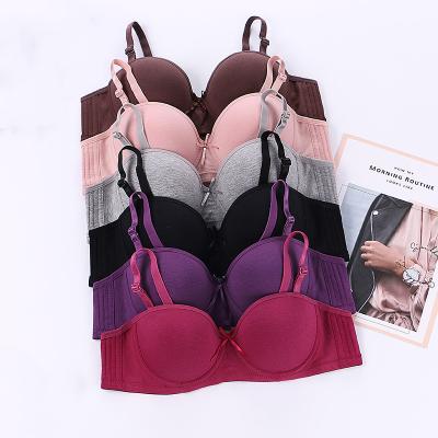 China One-piece fitted ties three quarter underwire push up sexy ladies bra lingerie underwear for women for sale