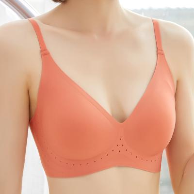 China Wholesale Hot Selling Sexy One Piece Bonded Breathable Jelly Bra With Removeable Pads for sale