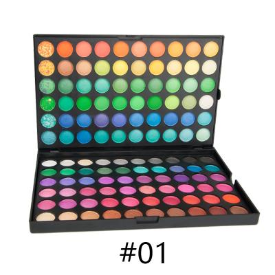 China 120 Colors Shimmer Matte Eyeshadow Eye Shadow Palette DHL Waterproof Vegan Waterproof Nude Fedex OEM Customized Logo for sale