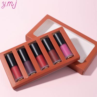 China Moisturizer Liquid Lipstick Set Women Waterproof Makeup Lip Gloss Lipstick Set Natural Waterproof Lip Gloss Lip Gloss Cosmetic for sale