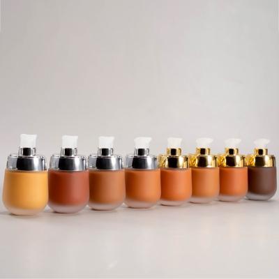 China Wholesale Custom Moisturizer Formula Makeup Foundation No Brand Full Coverage Foundation Dark Skin for sale