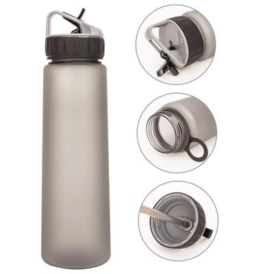 China Wholesale Viable Clear Single Wall Plastic 32OZ Water Bottle With Straw for sale