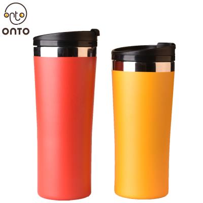 China 2021 Wholesale Business 12OZ/16OZ Double Wall Stainless Steel Flask Vacuum Insulated Mug for sale