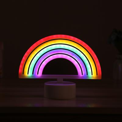 China Battery operated neon design of new light rainbow night decoration decoration for sale