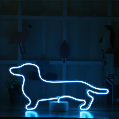 China 2018 New Led Neon Light Night Light Neon Lamp Party Night Decorations Dog Fashion for sale