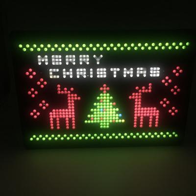 China 2019 Hot Selling Led Battery Operated Peg Board Light For Christmas Theme Park Advertising Board Light Box A4 Kids Gift for sale