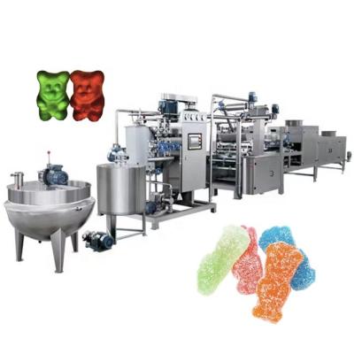 China Stainless Steel Small Automatic Commercial Chocolate And Gummy Bears Making Machine Soft Automatic Candy Gummy Machine for sale