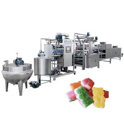 China Stainless Steel Automatic Soft Candy Depositing Production Line Gummy Candy Machine for sale