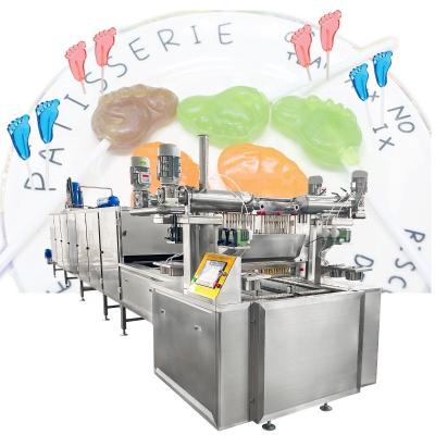 China Automatic 304 Stainless Steel Small Lollipop Making Machine Lollipop Candy Production Line Machinery Price for sale