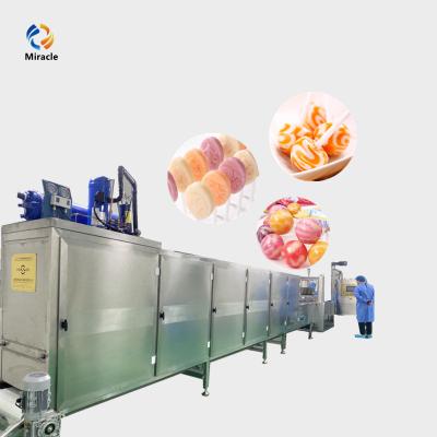 China Factory Automatic Lollipop Making Machine Lolly Candy Depositing Line For Candy Factory Use for sale