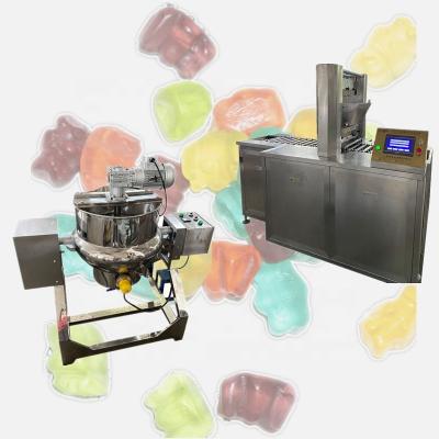 China Factory 20kg Semi Automatic Small Candy Making Machine Gummy Candy Making Machine Fruit Flavor Making Gummy Candy for sale