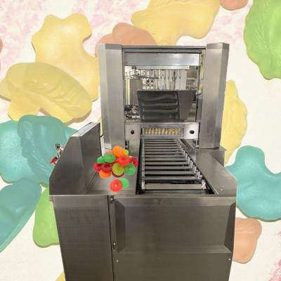 China Semi Automatic Small Candy Factory Machine Vegan Gummy Vitamins Gummy Candy Lollipop Making Machine for sale