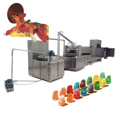 China Food Maker Automatic Vitamin Candy Gum And Soft Gelatin Production Line Automatic Bear Jelly Candy Making Machine for sale