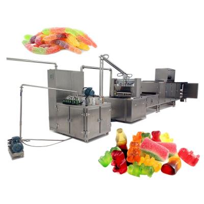 China Food Maker Small Automatic Commercial Gummy Bear Making Machine Soft Automatic Candy Gummy Machine for sale