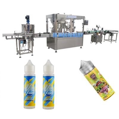 China APPAREL 50ml 60ml 120ml vapor filler, monoblock automatic eliquid bottle filling and capping machine price for sale