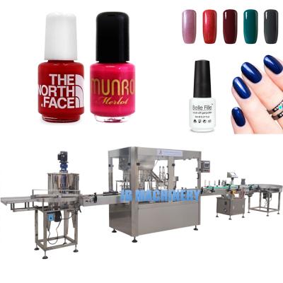 China 10ml 15ml Automatic Nail Polish Filling Machine, Glass Line 15-40 Bottles/min Tincture Bottle Oil Dropper Bottle Filling Line for sale