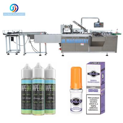 China Beverage full automatic bottle machine cartons folding cartoning packaging machine for horizontal eye drop carton packing machine price for sale