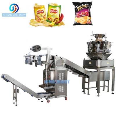 China High Speed ​​APPAREL Small Pouch Potato Chips Biscuit Granule Packing Machine for sale