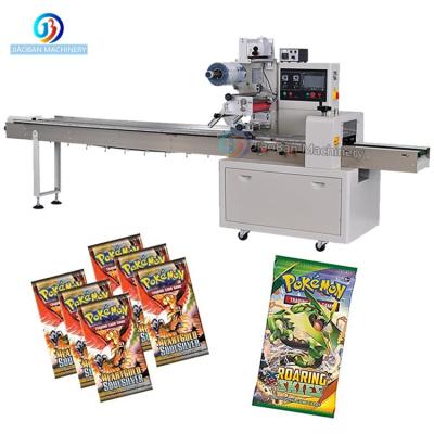 China Horizontal CLOTHING Packing Machine For Single Playing Card Pack Card Packing Machine Plastic Bag for sale