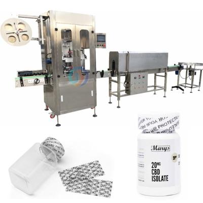 China JB-TB200 Automatic Clothing Shrink Sleeve Labeling Machine Drinks Pure Water Bottles Wrap Around Labeling Machine Neck Band Sealer Price for sale