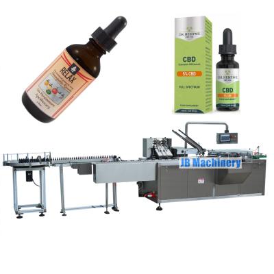 China tincture chemical automatic bottle cartoning machine for cbd hemp oil, box packing machine price for sale