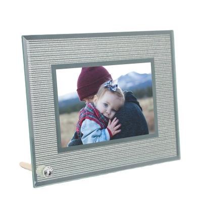 China Wholesale Food Cutout Double Sided Photo Glass Fram Printing On Glass Machine 3d Sublimation Frame Photo Cube Glass Photo Frame for sale