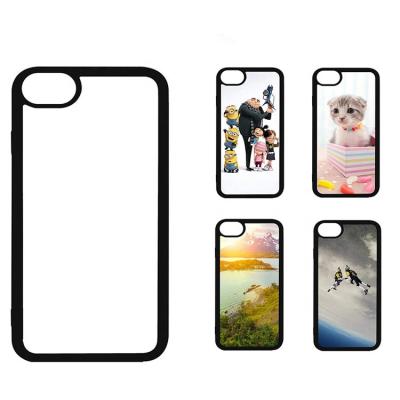 China Anti-fall Wholesale Sublimation Masks 2D Phone Case Covers iPhone Compatible Phone Soft Rubber Anti-Slip Case for sale