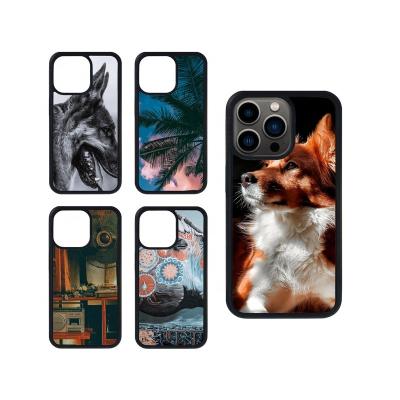 China Shockproof TPU with 2D Mini Aluminum Plat Phone Case 13 Sublimation Phone Case Blanks Cover DIY for sale