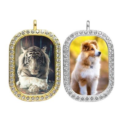 China Personalized Custom Hiphop Memory Photo Logo Pendant Necklace for sale