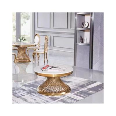 China High Quality Extendable Cheap Marble Style Round Luxury Dining Table for sale