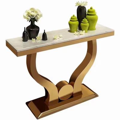 China Unique Style Extendable Luxury Console Simple Design Hallway Table for sale