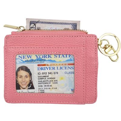 China Custom Lady Credit ID Card Holder Wallet Business ID Card Wallet Blank Gift OEM Customized Logo Priting For Women for sale