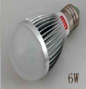 China Bulbo AC110 blanco 60HZ los 60MM de E26 6W LED el 105MM para el CE Rohs de Warehouse en venta