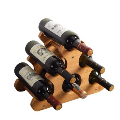 China New Arrival Wooden Wine Rack High Quality Resin Wooden Wine Rack Outdoor On Sale for sale