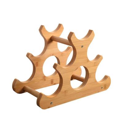 China Factory Wholesale Solid Wood Wine Rack Wine Rack Outdoor Wood for sale