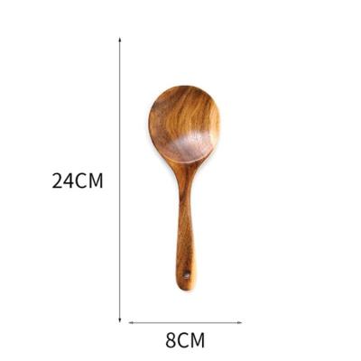 China New Disposable Wooden Soup Kitchen Tool Battery Coffee Kitchen Supply Wooden Spoons for sale