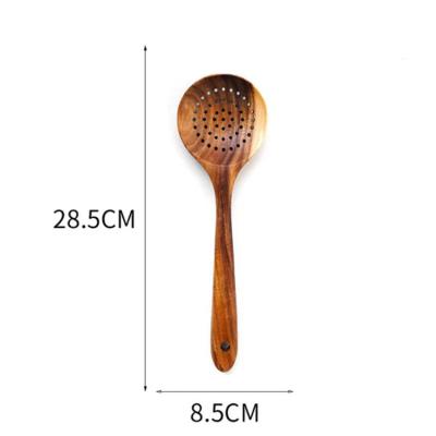 China Large Disposable Wooden Handled Spoon Rice Soup Dessert Spoon Coffee Tea Mixing Tableware for sale