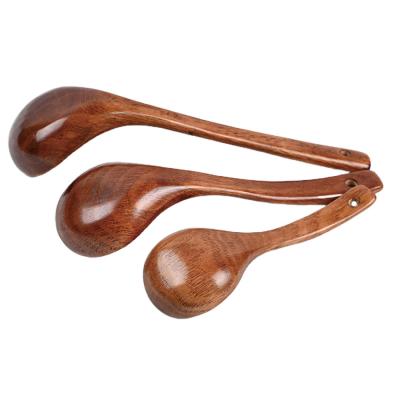 China Custom Made Japanese Natural Solid Wooden Soup Spoon High Quality Best Prices Disposable for sale