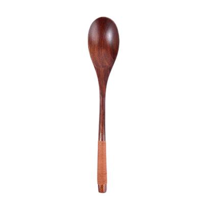 China Sustainable Factory Wholesale Ice Cream Customized Soup Yogurt Feeding Wooden Baby Spoon for sale