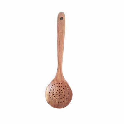 China Good Quality Cheap Sustainable Price Kitchen Accessories Mixing And Cooking Long Handle Wooden Soup Spoon Serving Spoons for sale