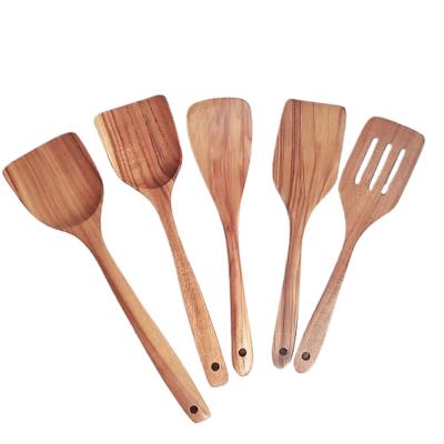 China Wholesale Sustainable High Quality Natural Wooden Meal Spoon Custom Reusable Wooden Soup Tea Spoon for sale